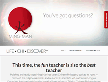 Tablet Screenshot of ming-man.com